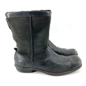 UGG Black Brookfield Short Sheepskin Cuffable Boots 5592
